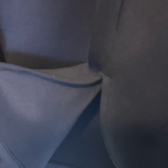 Size 12P. Brand Enfocus Petite. Navy Blue/Pink/Gold Floral. Peplum Style. New! - Picture 8 of 8